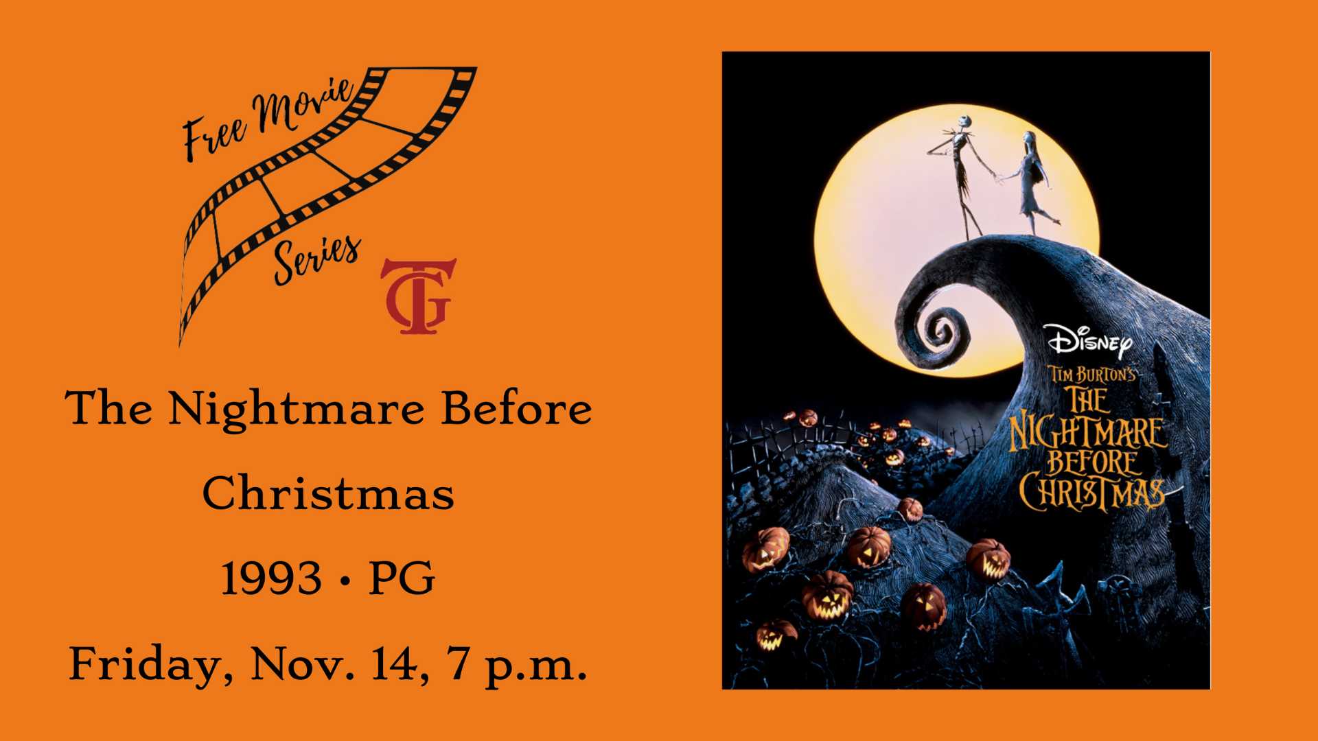 Free Movie Night - The Nightmare Before Christmas