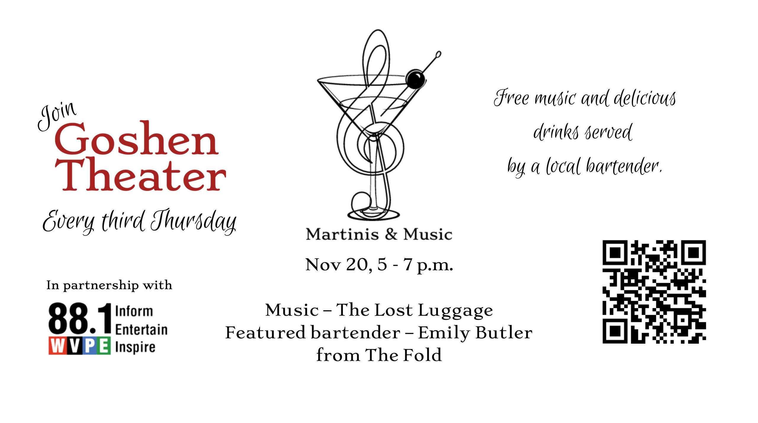 Martinis and Music: November