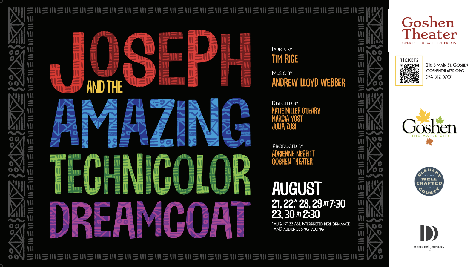 Joseph and the Amazing Technicolor Dreamcoat | Goshen Theater